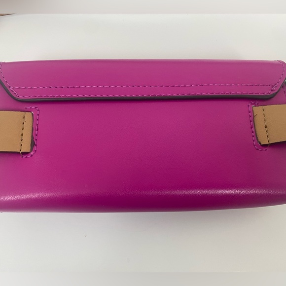 Kate Spade Bow Belt Bag Fuchsia Leather Women's Size S/M - Picture 7 of 10